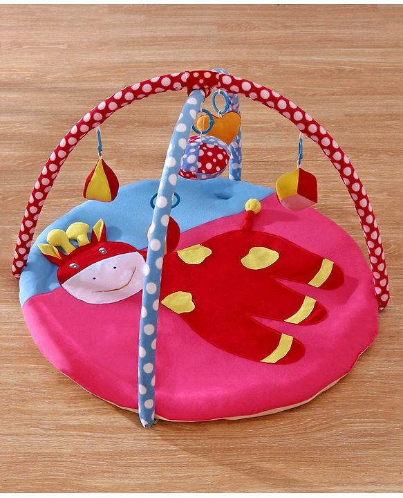Babyhug Twist N Fold Move N Play Activity Gym Pony With Mosquito Net