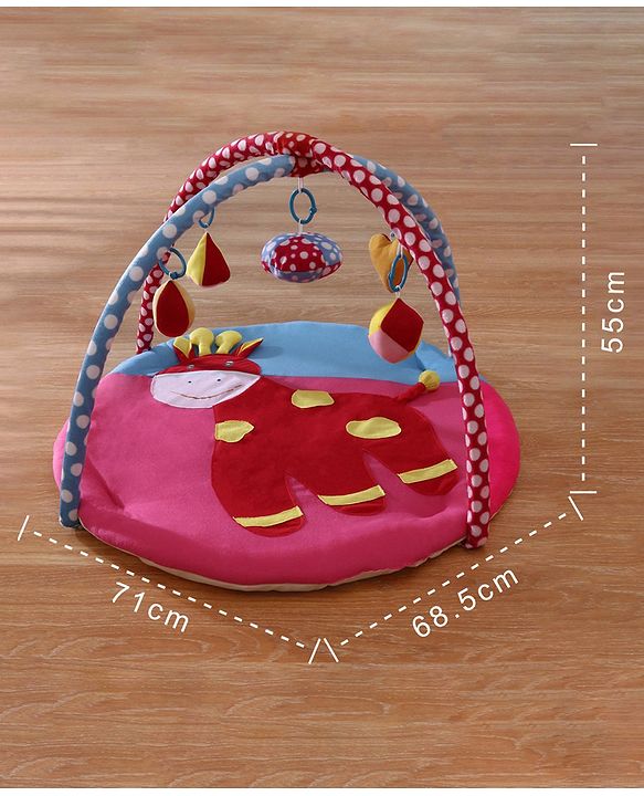 Babyhug Twist N Fold Move N Play Activity Gym Pony With Mosquito Net