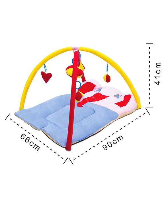Babyhug Twist N Fold Move N Play Activity Gym Elephant - Multicolor