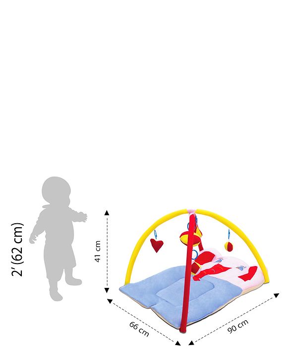 Babyhug Twist N Fold Move N Play Activity Gym Elephant - Multicolor