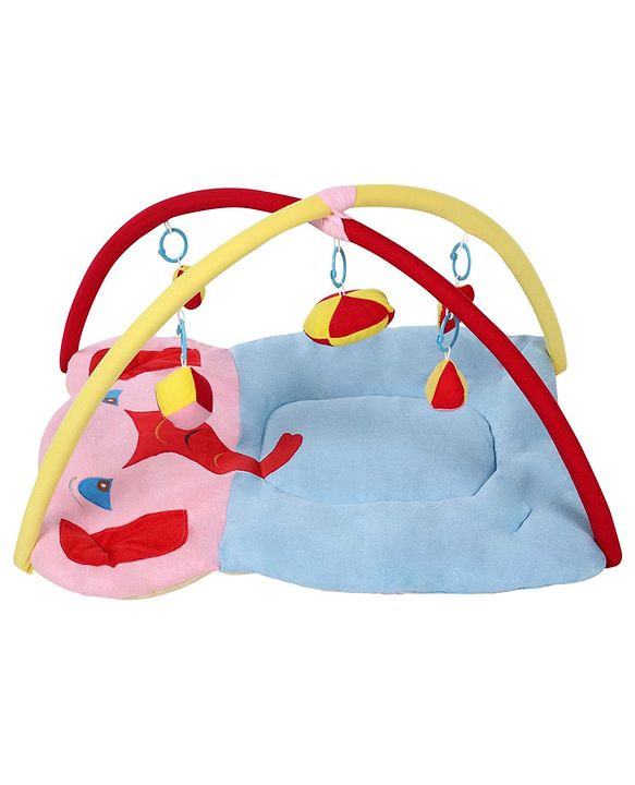 Babyhug Twist N Fold Move N Play Activity Gym Elephant - Multicolor