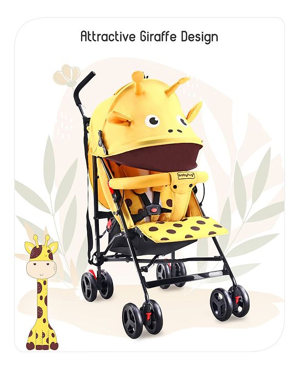 Babyhug Lil Giffee Baby Stroller - Yellow