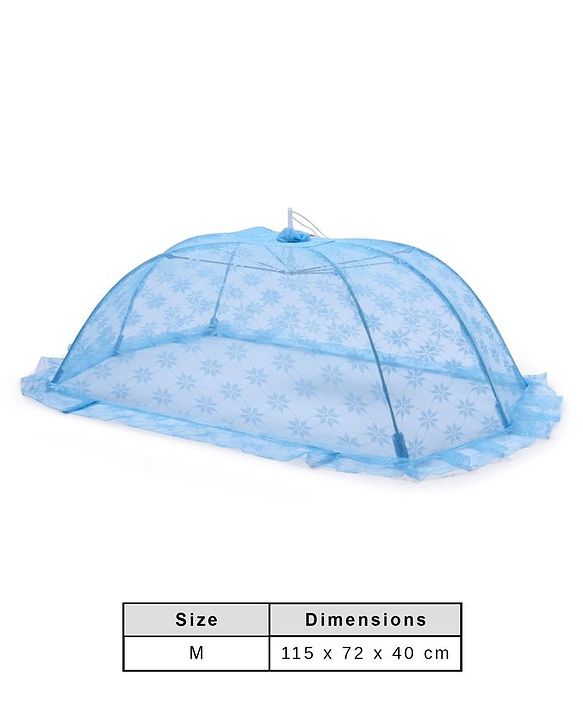Babyhug Portable Baby Mosquito Net Medium  - Blue