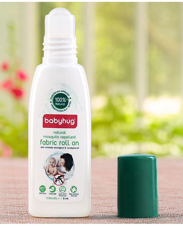 Babyhug Natural Mosquito Repellent Fabric Roll On - 8 ml
