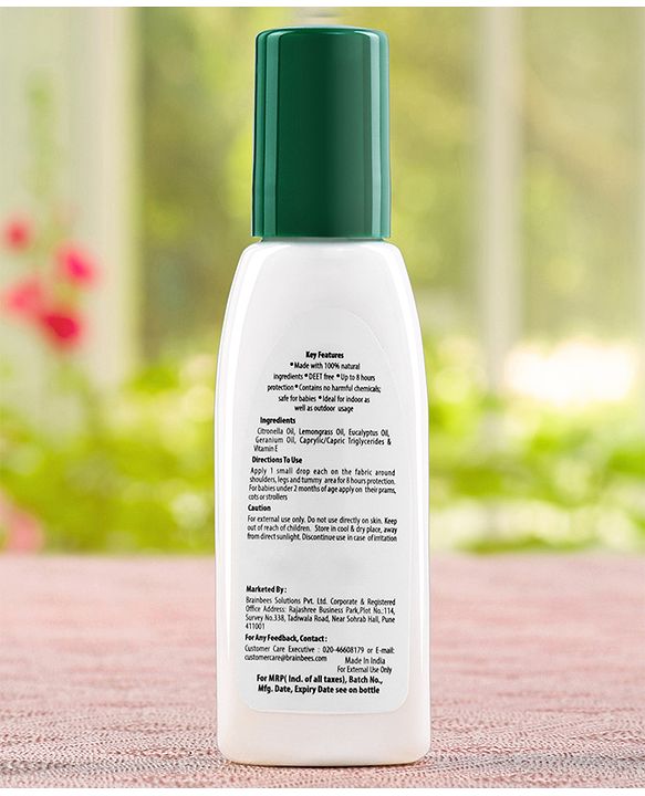 Babyhug Natural Mosquito Repellent Fabric Roll On - 8 ml
