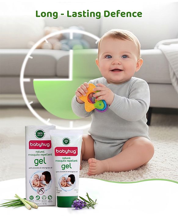 Babyhug 100% Natural Mosquito Repellent Gel - 50 ml