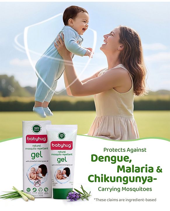 Babyhug 100% Natural Mosquito Repellent Gel - 50 ml