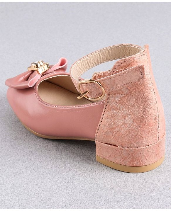 Cute Walk by Babyhug Bellies Bow Applique Embellished - Pink