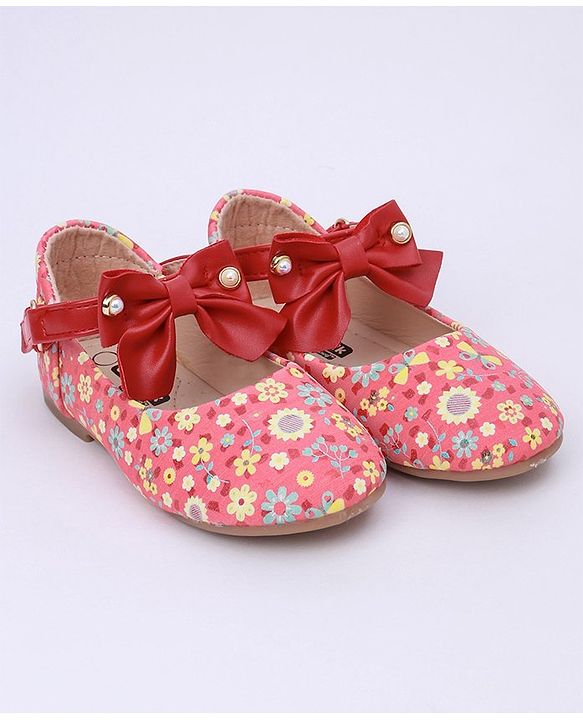 Cute Walk by Babyhug Floral Printed Bellies - Pink