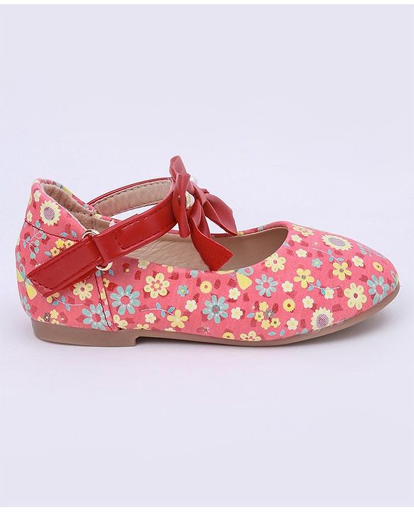 Cute Walk by Babyhug Floral Printed Bellies - Pink