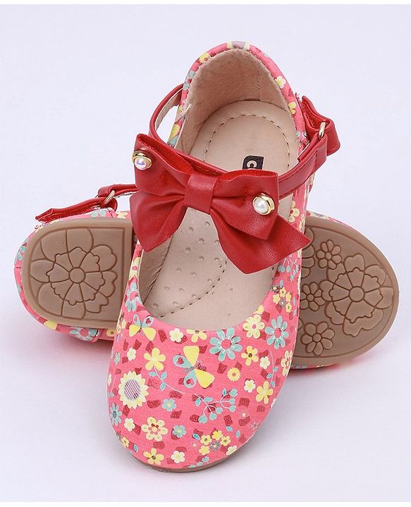 Cute Walk by Babyhug Floral Printed Bellies - Pink