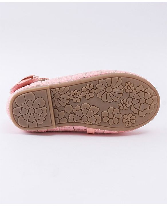 Cute Walk by Babyhug Bellies Bow & Floral Motif - Light Pink