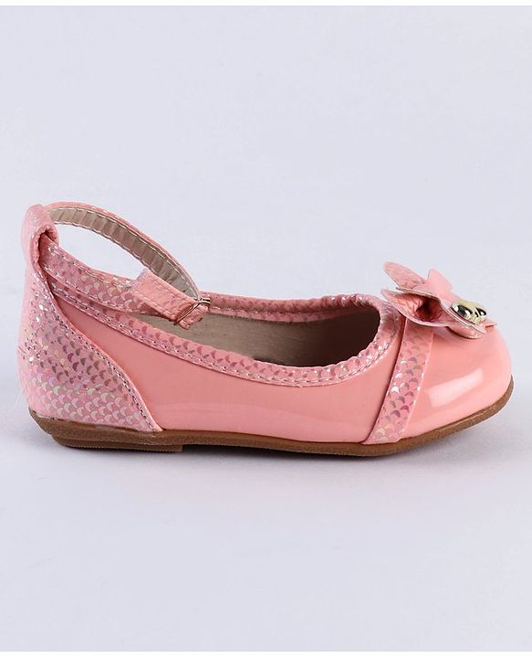Cute Walk by Babyhug Slip On Bellies With Bow Motif - Pink