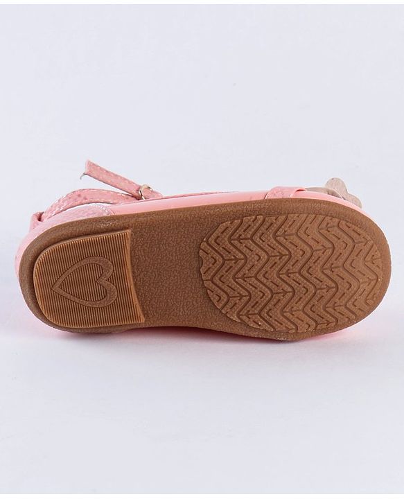 Cute Walk by Babyhug Slip On Bellies With Bow Motif - Pink