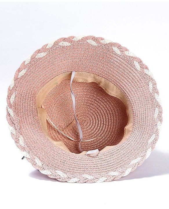 Babyhug Hat Lace Embellished - Peach
