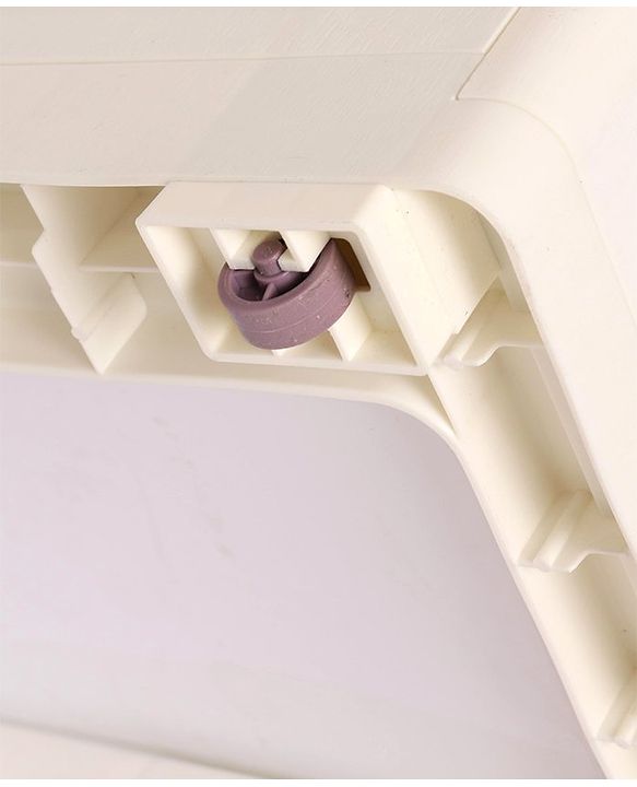 Babyhug 4 Compartment Storage Chest of Drawers - White Purple