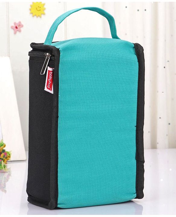 Babyhug Insulated Feeding Bottle Cover for 2 Bottles - Turquoise