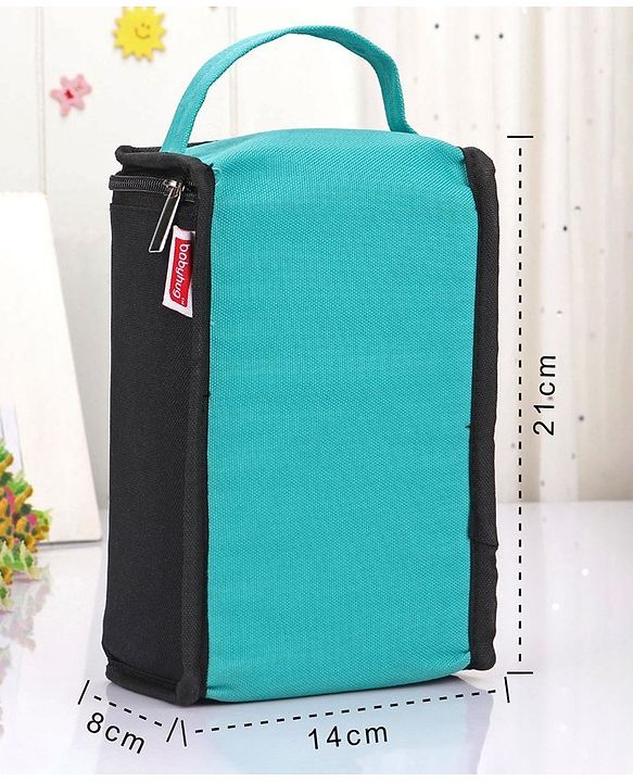 Babyhug Insulated Feeding Bottle Cover for 2 Bottles - Turquoise