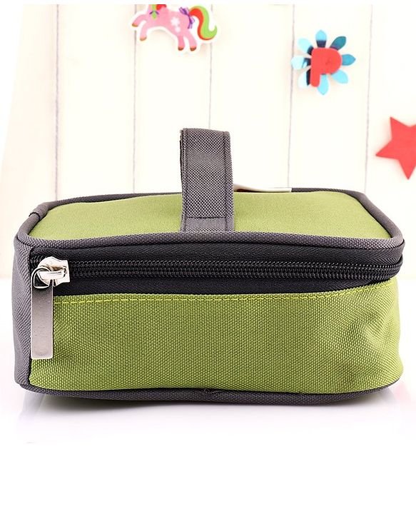 Babyhug Multipurpose Feeding set Cover - Green Grey