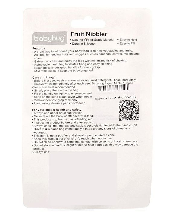 Babyhug Fruit And Food Nibbler (Color May Vary)