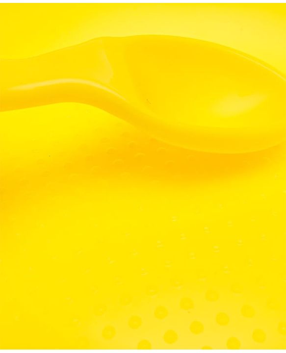 Babyhug Suction Bowl with Spoon - Yellow Blue