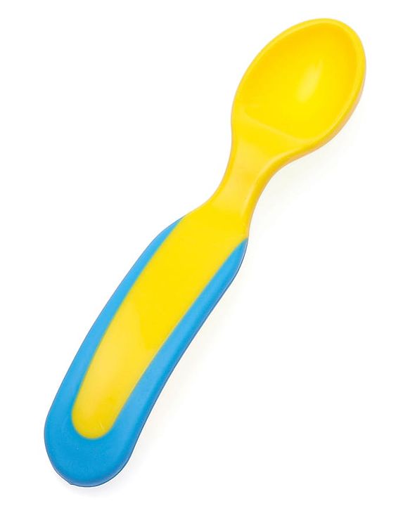 Babyhug Suction Bowl with Spoon - Yellow Blue