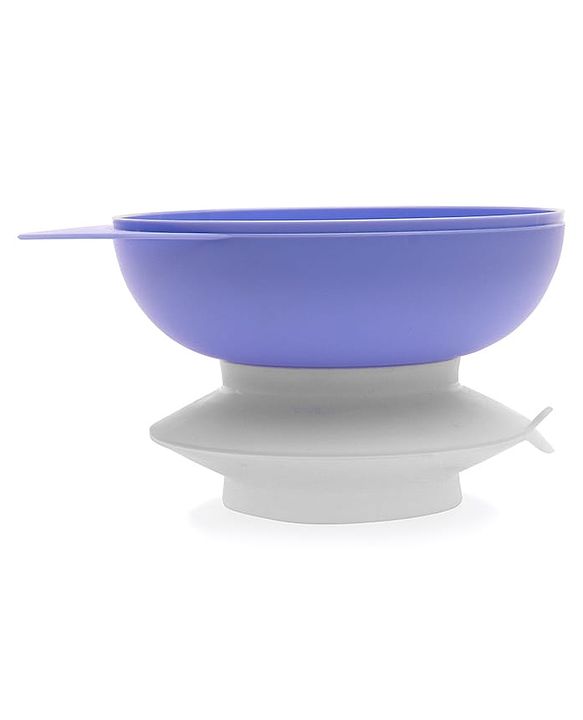 Babyhug Suction Bowl with Spoon - Purple Orange