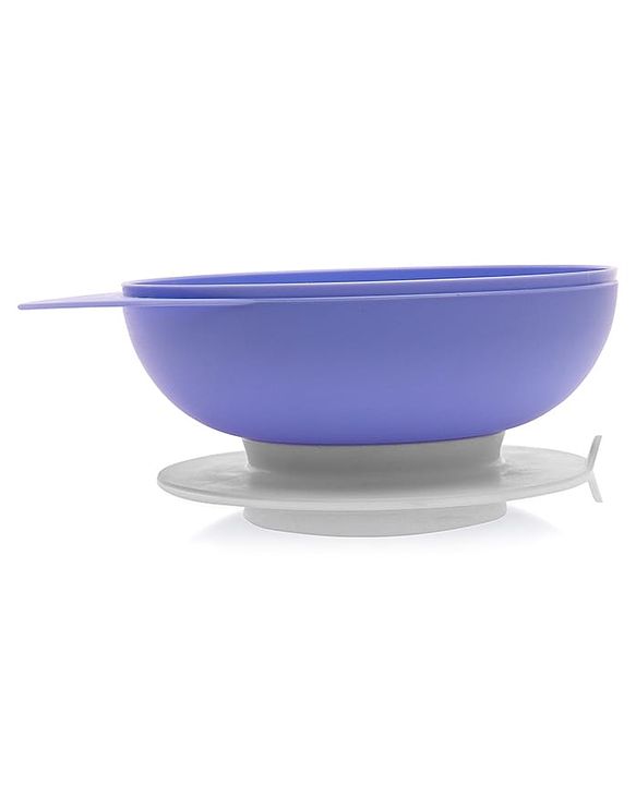 Babyhug Suction Bowl with Spoon - Purple Orange