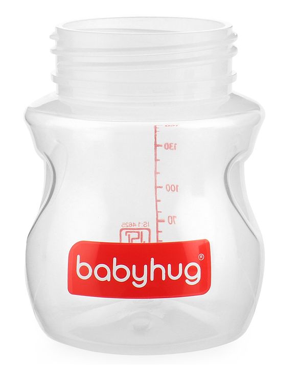 Babyhug Wide Neck Sterilizable Feeding Bottle Red - 160 ml
