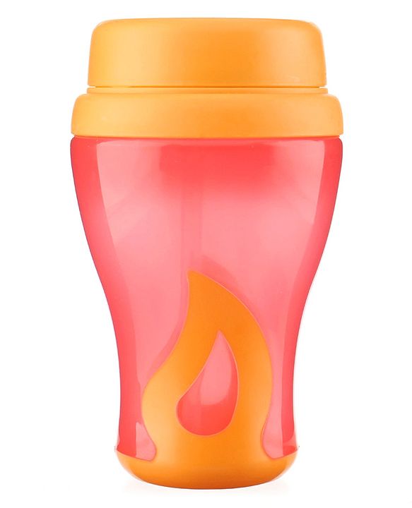 Babyhug Slide straw Sipper - Yellow Red