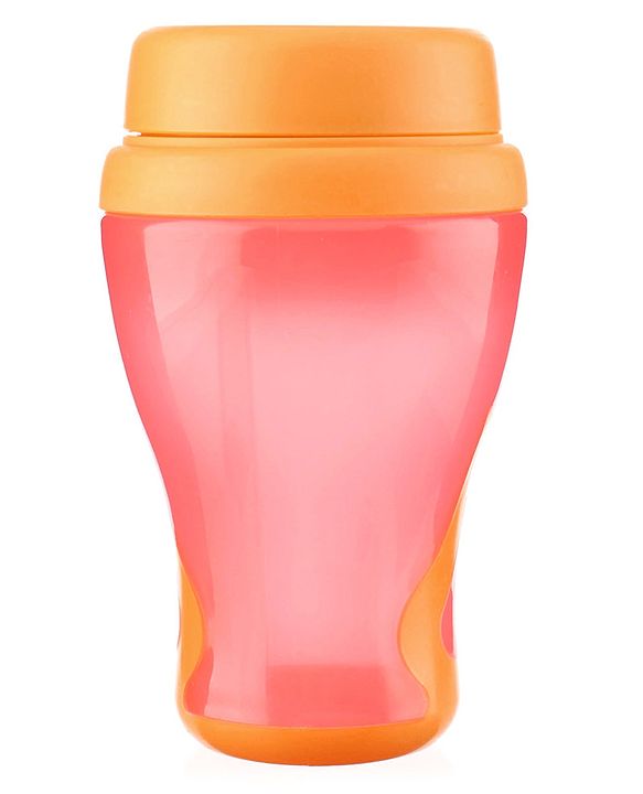 Babyhug Slide straw Sipper - Yellow Red