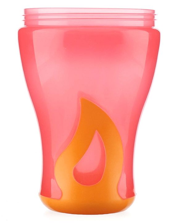 Babyhug Slide straw Sipper - Yellow Red