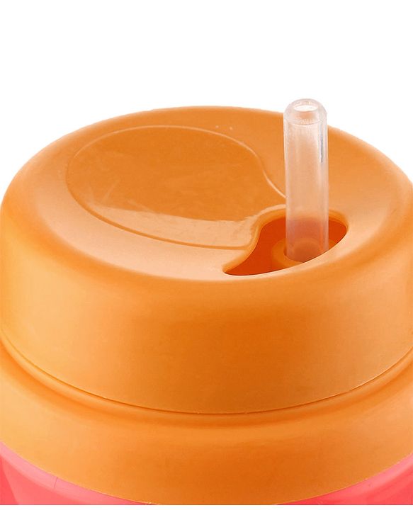Babyhug Slide straw Sipper - Yellow Red