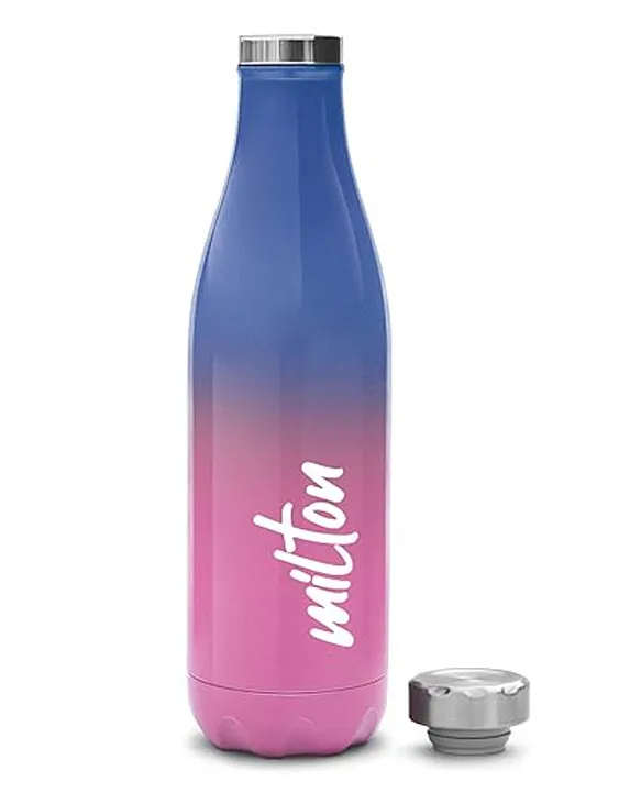 Milton Prudent 500 Thermosteel 24 Hours Hot and Cold Water Bottle, 500 ml,  Blue - AddMeCart