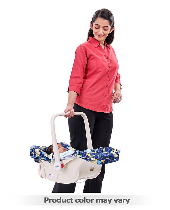 Babyhug Spring 5 in 1 Carry Cot Cum Rocker With Mosquito Net - Pink