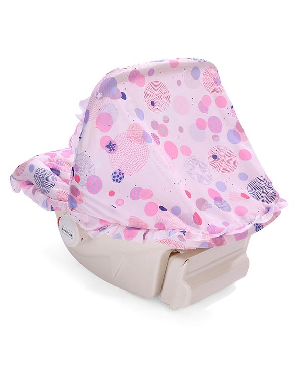 Babyhug Spring 5 in 1 Carry Cot Cum Rocker With Mosquito Net - Pink