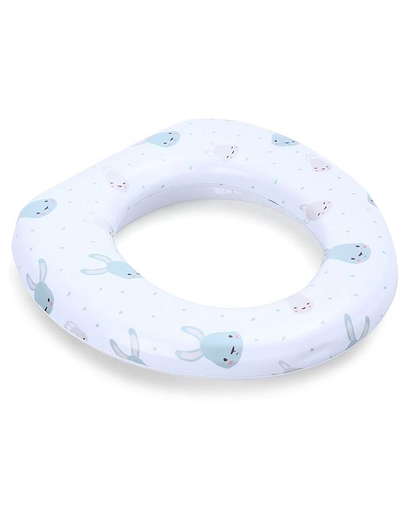 Babyhug Potty Seat Rabbit Print - White