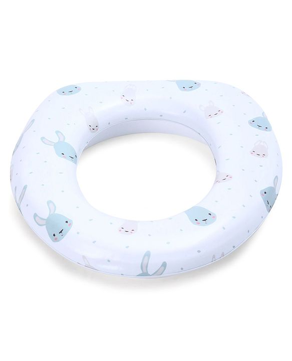 Babyhug Potty Seat Rabbit Print - White