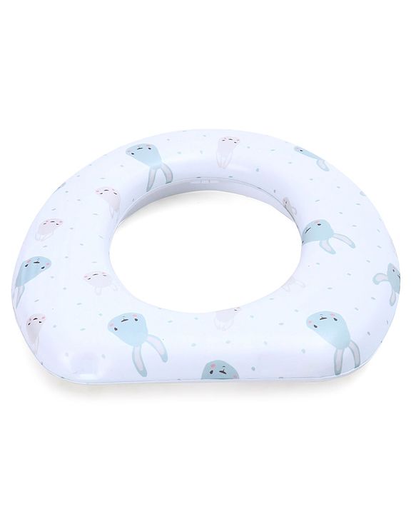 Babyhug Potty Seat Rabbit Print - White