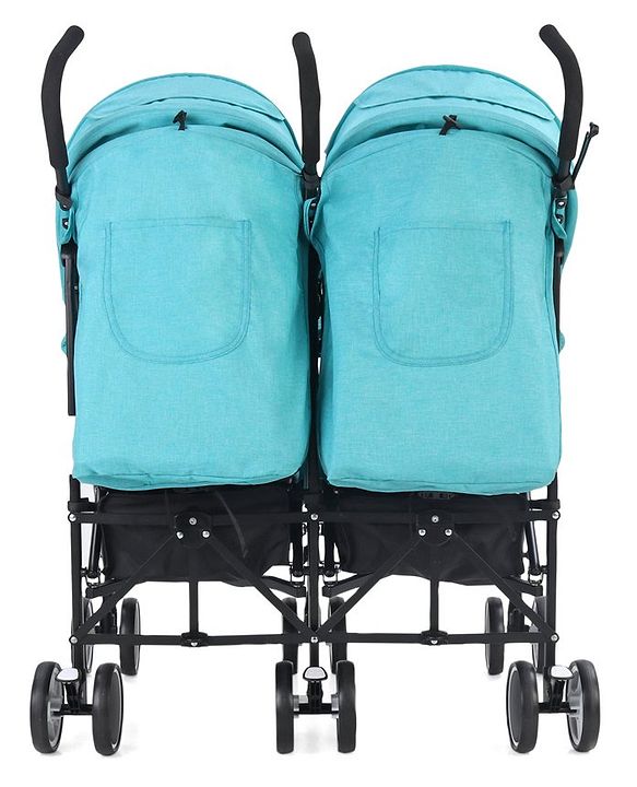 Babyhug Deuce Twin Stroller - Green