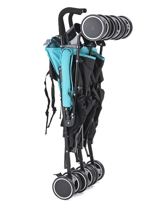 Babyhug Deuce Twin Stroller - Green