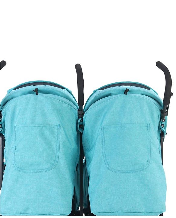 Babyhug Deuce Twin Stroller - Green