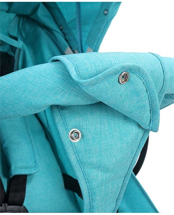 Babyhug Deuce Twin Stroller - Green