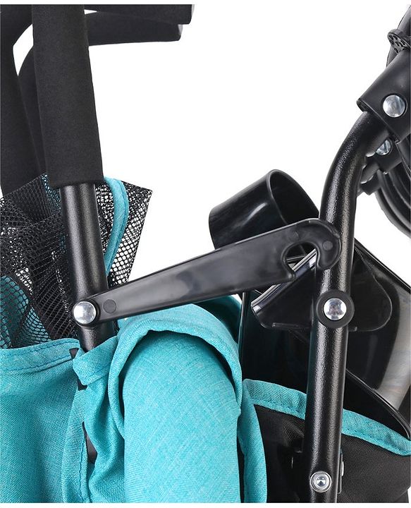 Babyhug Deuce Twin Stroller - Green