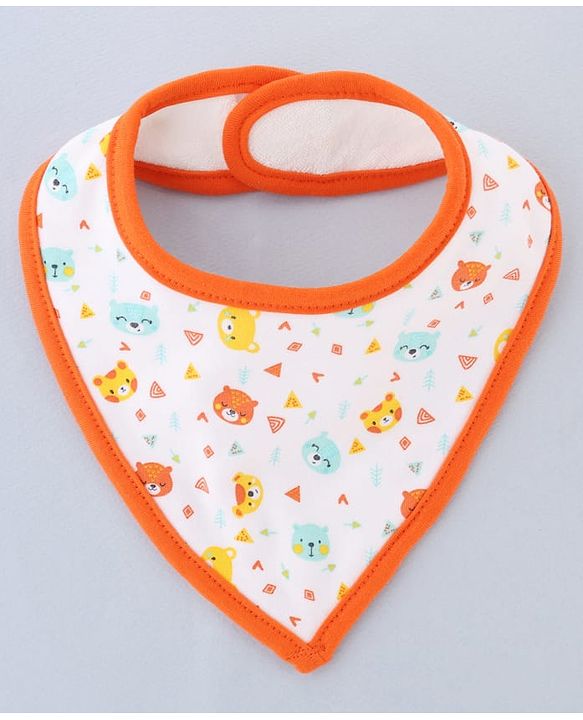 Babyhug Cotton Bibs Set of 3 - Multicolor