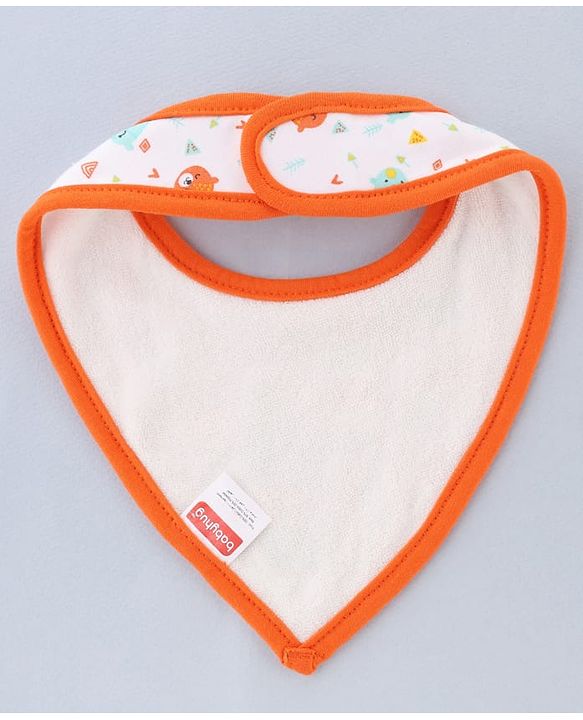 Babyhug Cotton Bibs Set of 3 - Multicolor