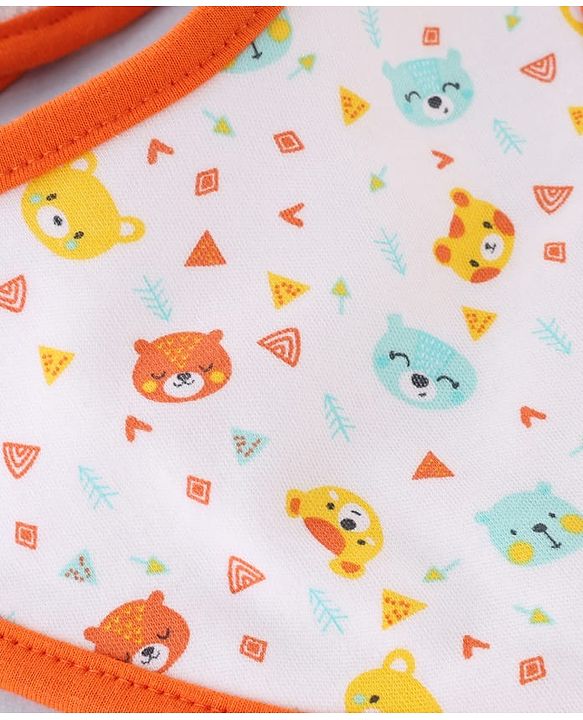 Babyhug Cotton Bibs Set of 3 - Multicolor