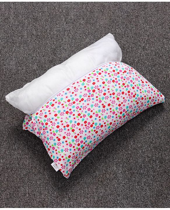 Babyhug Cotton Pillow Floral Print - Pink