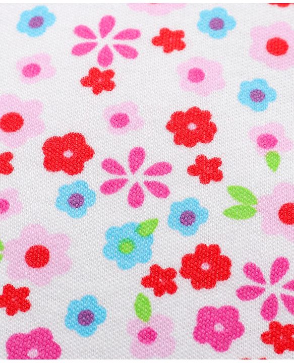 Babyhug Cotton Pillow Floral Print - Pink