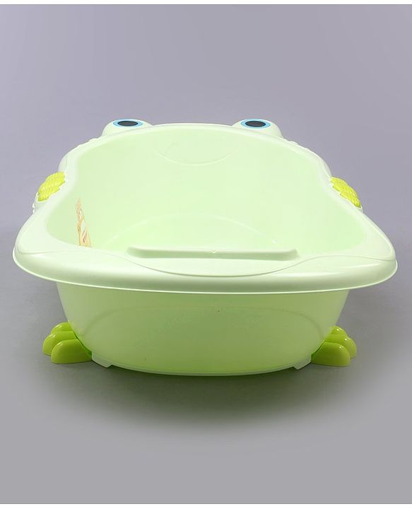 Babyhug Bath Tub With Bath Tray Animal Print - Yellow